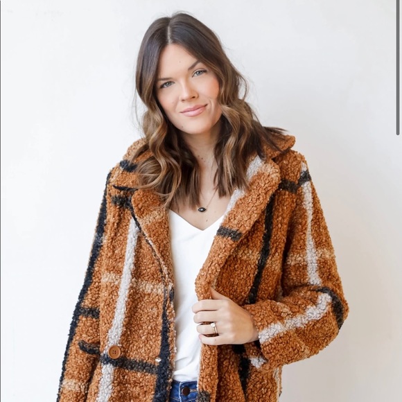 DressUp Prime Time Plaid Teddy Jacket - Picture 2 of 4